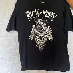 Rick and Morty Black Graphic T-Shirt